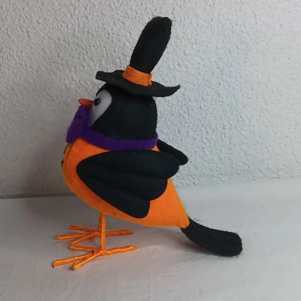 Halloween Tabletop Decor Featherly Friends Birds Pumpkin Walgreens